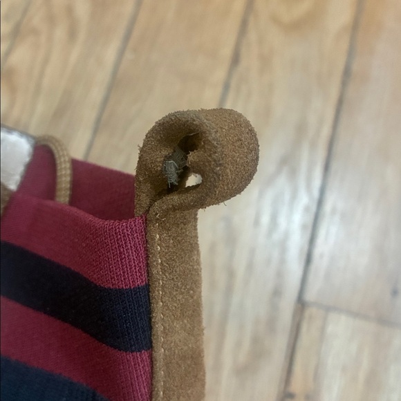 Womens 9M Cecelia NY Theo Lace-Up Suede Ankle Boots Lug EUC roll top - Picture 5 of 7